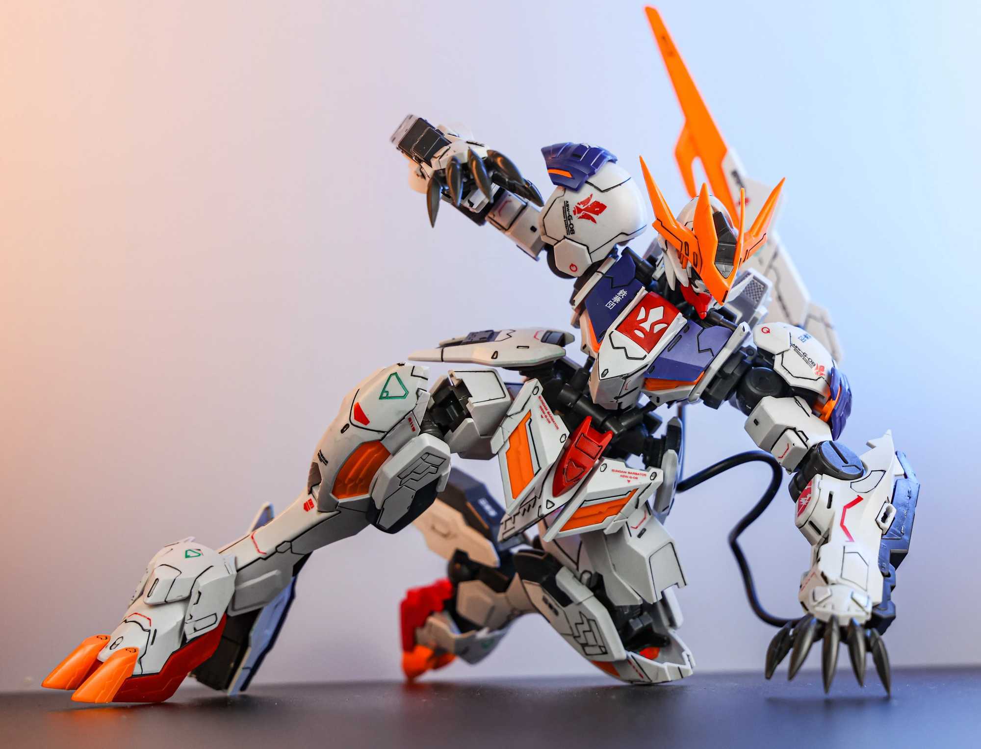 MAX MODEL 1/100 Barbatos Lupus Rex Assembly Model Kit Action Figures Robot Plastic Statue Model Kits Collection Toys GiftsC250315
