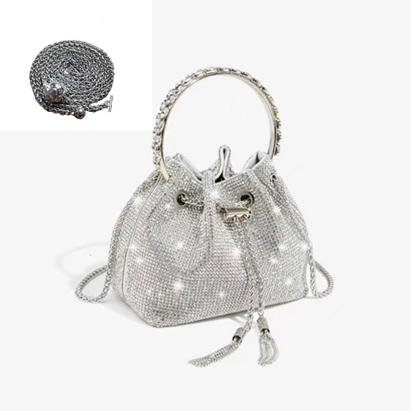 Full Of Rhinestones, Women's 2024 Summer New Trendy Versatile Handbag, Crossbody Chain Bag