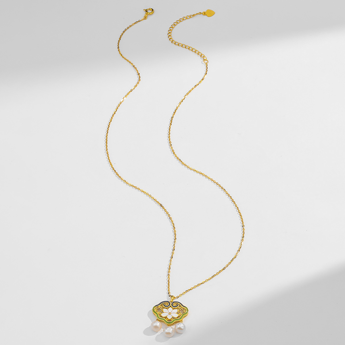 S925 Silver Necklace For Women 2025 New Fashion Designer Safe Lock Collarbone Chain Jewelry