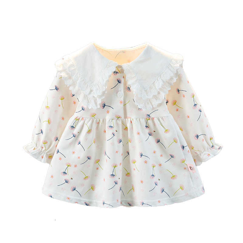 Girl's Dresses Girl's Spring Floral Dress, Western Spring Dress, Baby Girl Korean Version Dress, Baby Spring Dress