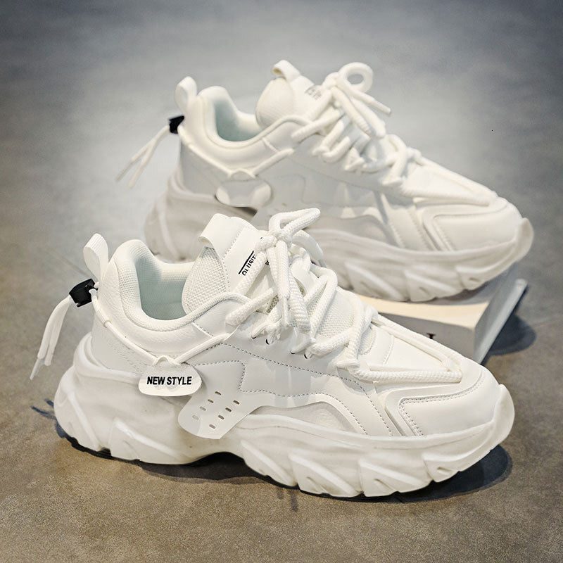Designer Shoes Men Thick Bottom Sneakers Youth Fashion Breathable Casual Sport Shoes