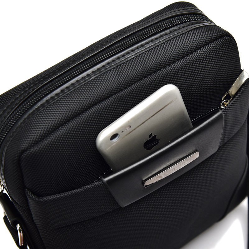 Trendy backpack fashionable one shoulder crossbody Korean version, men's casual business Oxford cloth small designer bag