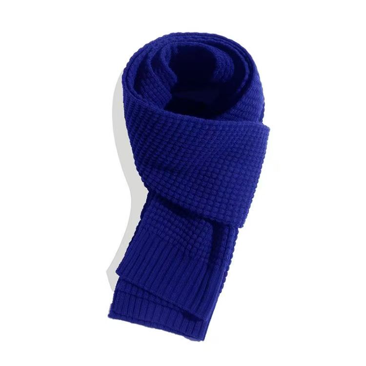 T288 new style gift bow cold-proof neck protection all-match wool knitted small scarf to keep warm