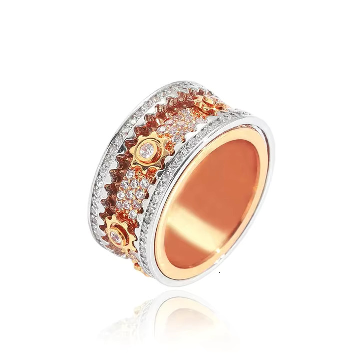 Export Quality Fine Jewellery 14K Gold Hip Hop Original Moissanite Ring Available at Wholesale Price From India