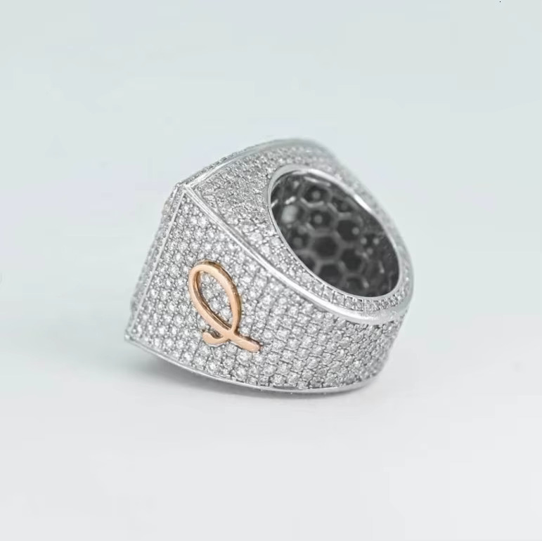 PromotionPrice GRA Certificates 925 Silver Pass Diamond Tester VVS1 Moissanite Jewellery Diamond Hip Hop Ring Man