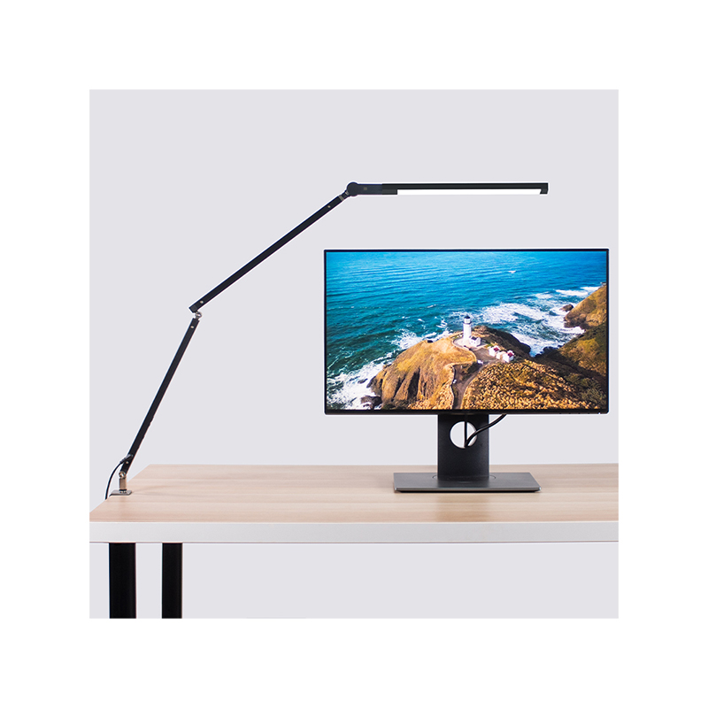 LED Desk Lamp Eye-Caring Lights for Home Office 3 Modes 5 Brightness Long Flexible Adjustable Lamps Metal Swing Arm Architect Task Table Light with US