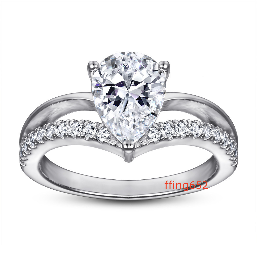 Wholesale Factory Price Moissanite Jewelry 925 Silver Iced Diamond Mens Ring Hip Hop Moissanite Ring