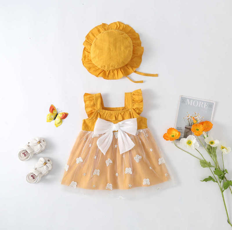 Girl's Dresses Girls' Dress 2024 Spring and Summer New Baby Girl Countryside Style Dress Baby Children's Princess Dress