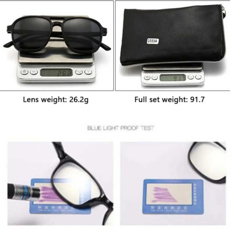 Magnetic Clip Sunglasses 6 In 1 Set Mirror Polarized Clip On Sun Glasses Male Female Driving Night Vision Goggles Sunglasses New W250315