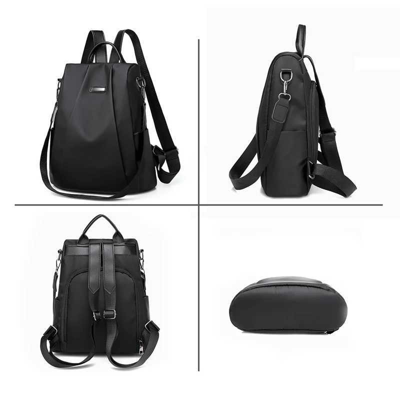 New Arrival Anti theft fashion backpack for women casual waterproof school bag multi-functional shoulder bag for teenagers and girls travel Rucksack T