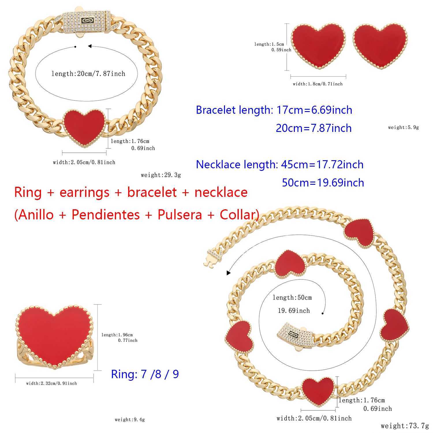 Multi colored jewelry for girls jewelry gifts for brides maids wives mothers high-end romantic setsXJ250315