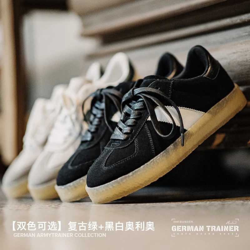 Madden mens retro training shoes 2023 autumn and winter new low board casual mens sports shoes thick soled shoes Y250315