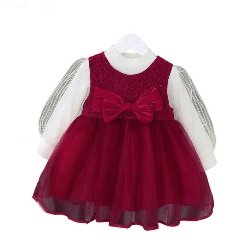 Girl's Dresses Girls' fashion princess children's clothing Spring and autumn season 2 foreign air sand sleeve skirt 0-1-4 years old gir