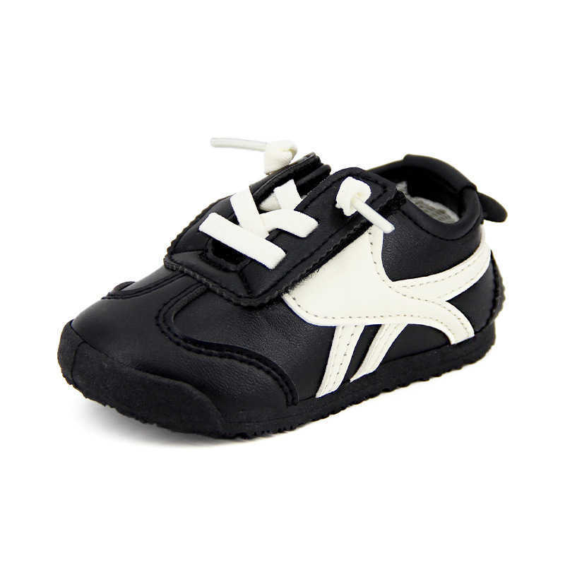 Athletic Outdoor TS Childrens Forrest Gump Shoes 2025 Autumn New Boys Sports Shoes Leather Face Female Baby Silver Board Shoes 6016Y250314KY5X