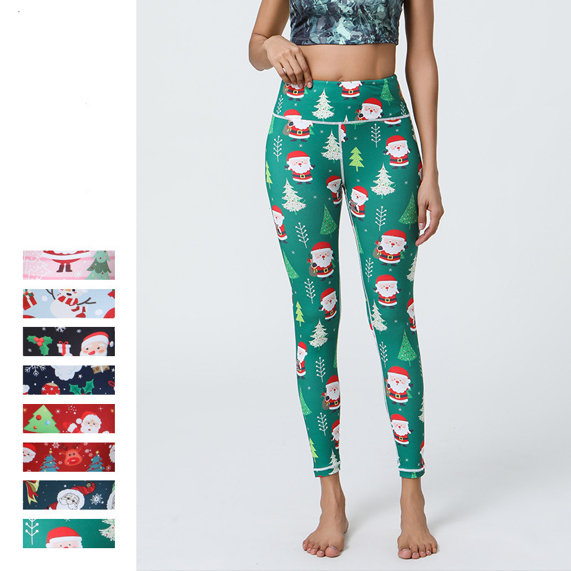 New leggings themed printed yoga pants, brushed nude, tight fitting leggings, sports and fitness pants tracksuit