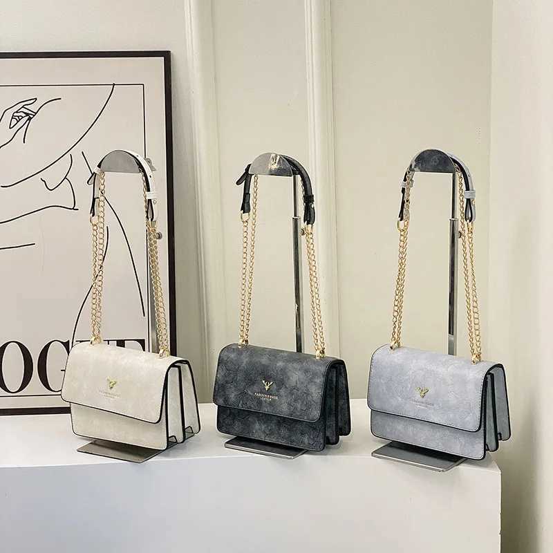 2025 Elegant Chain Cross Bag - French Fashion Convertible Shoulder Bag Suitable for Women Valentines Day Gifts and Daily Necessities Y250315
