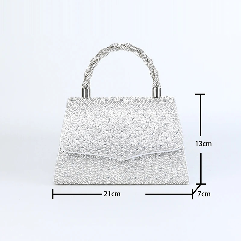 Stylish and elegant clutch bag Dinner bag Bride Bridesmaid Wedding Ladies Handbag Crossbody Bag Bag 250311