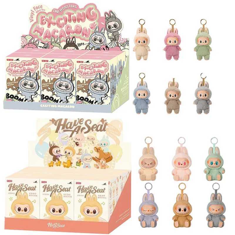 Popmart Labubu blind box monster Lisa Seme heart Macarrr vinyl series trend toy decoration birthday gift W250315