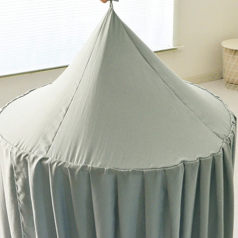 Baby mosquito net crib ceiling childrens cotton dome curtains baby room decoration y250312