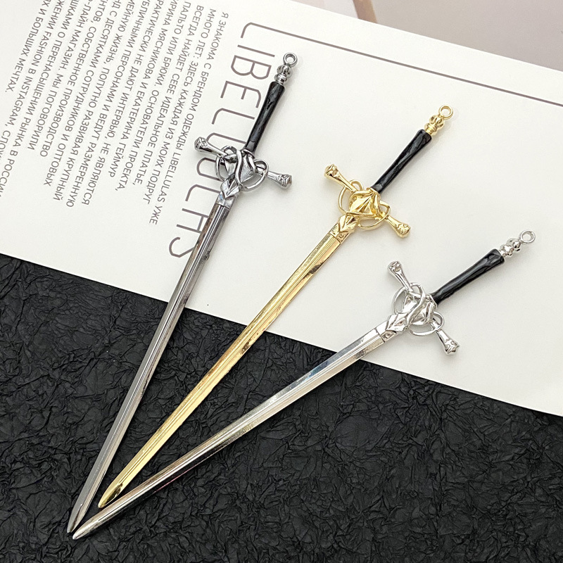 Traditional aesthetic sword shaped hairpin - elegant interpretation of traditional Chinese clothing