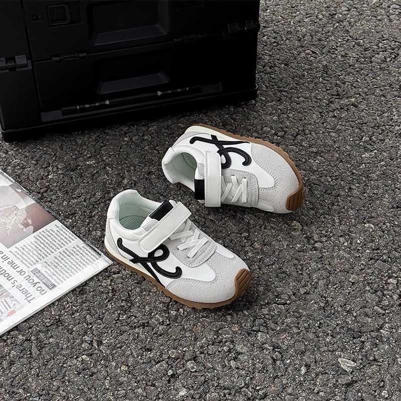 Athletic Outdoor Childrens Forrest Gump shoes 2025 spring new sports shoes breathable real soft leather mens shoes anti slip trendy brand girls shoesY