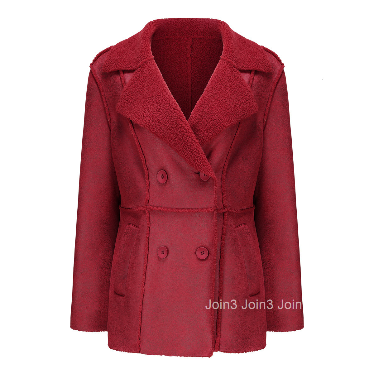 Fashion New Fur Integrated Lapel and Plush Fur Coat for Women in Autumn and Winter Medium Length Coat Suede Coat for Women
