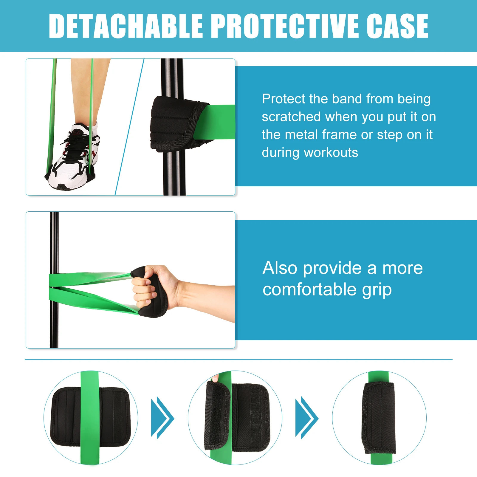 5 pullup auxiliary straps with door anchors and handles resistance loops 250314