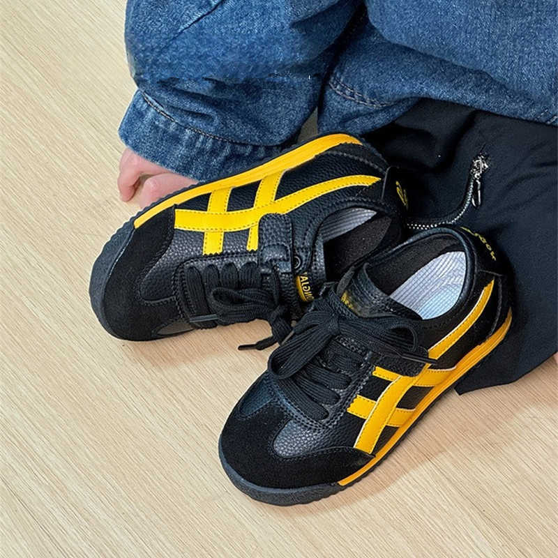Athletic Outdoor Girls shoes childrens Forrest Gump shoes 2025 new spring childrens shoes boys soft soled sports shoes baby board shoes trendY250314WU