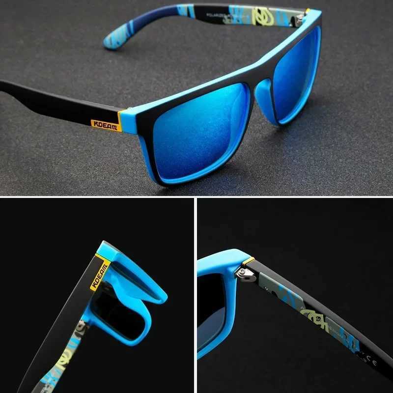 1-2PC square polarized sunglasses anti glare sunglasses used for summer parties vacation trips driving and fishing W250315