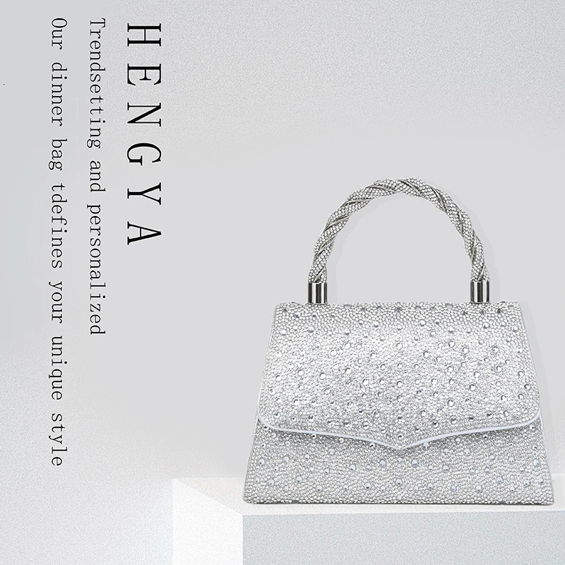 Stylish and elegant clutch bag Dinner bag Bride Bridesmaid Wedding Ladies Handbag Crossbody Bag Bag 250311