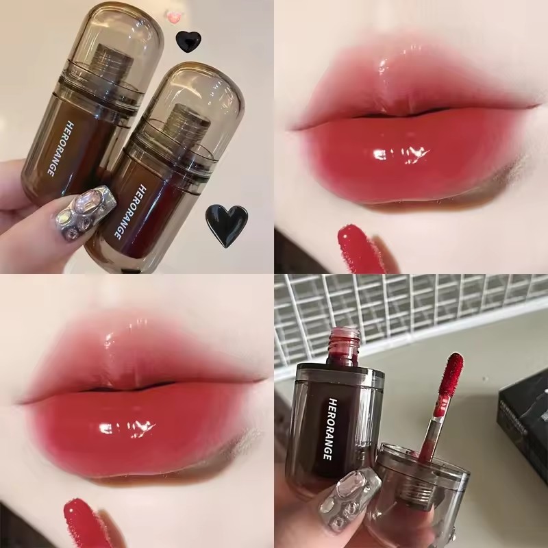 Mini 6 Colors Liquid Lip Gloss Waterproof Non-stick 24 Hours Lasting Watery Velvet Matte Lipstick Lipgloss Korea Cosmetic Makeup