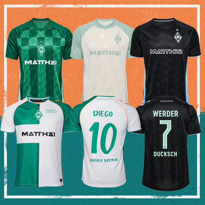 24/25 SV Werder Bremen special Soccer Jerseys 2024 DIEGO AGU ALVERO BITTENCOURT BURKE DEMAN DUCKSCH shirt FRIEDL GRULL JUNG KOWNACKI Football uniform