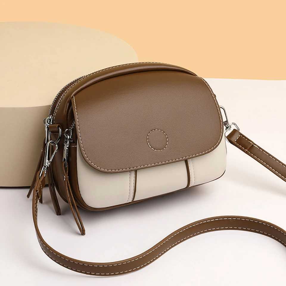 Fashionable and minimalist womens crossbody bag womens small bag casual small round bag single shoulder crossbody bag Y250315