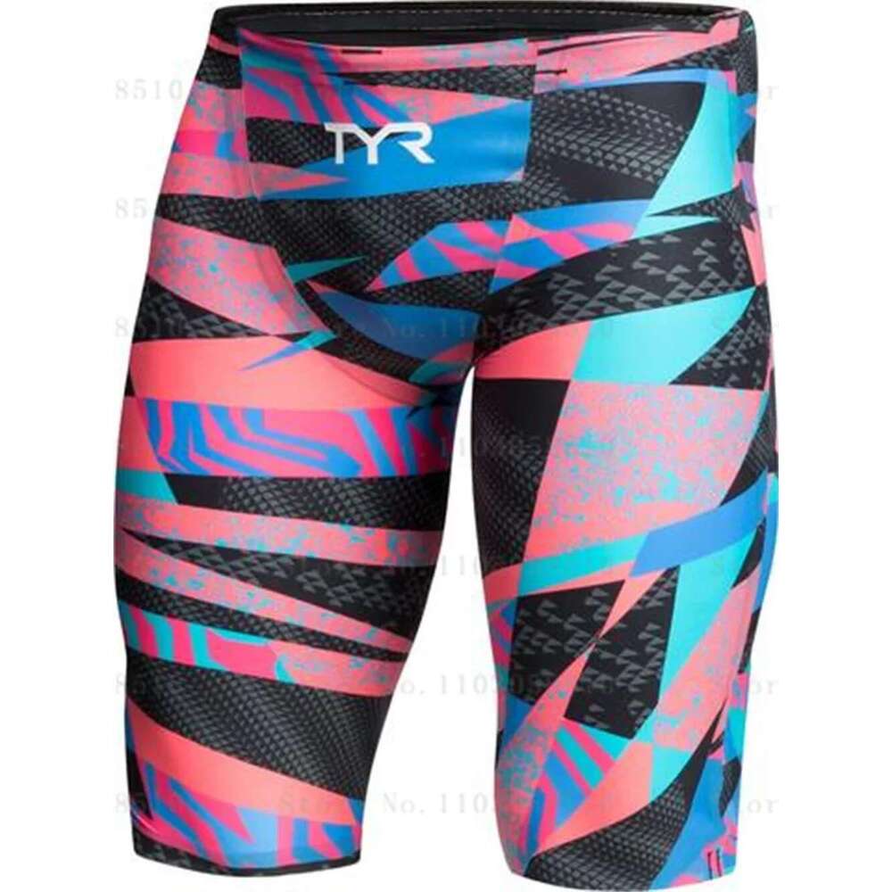 Men's swimsuit, Lycra pattern, beach shorts, quick drying, sea sports, swimwear, disruptor, surfing pants, safety underwear