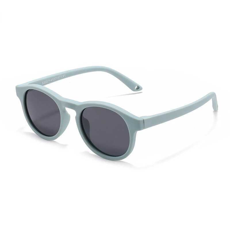 Boys and girls baby glasses UV400 small circularly polarized childrens sunglasses Sile flexible and safe 0-3 year old childrens glasses W250315