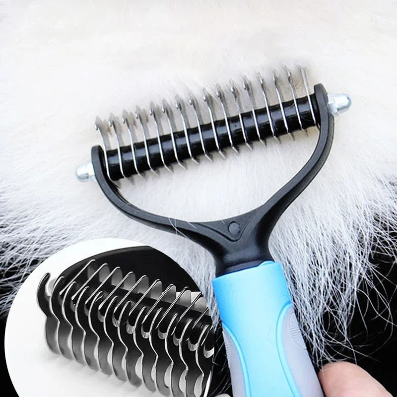 Pet hair removal comb dog grooming puppy trimming tool pet fur y250312
