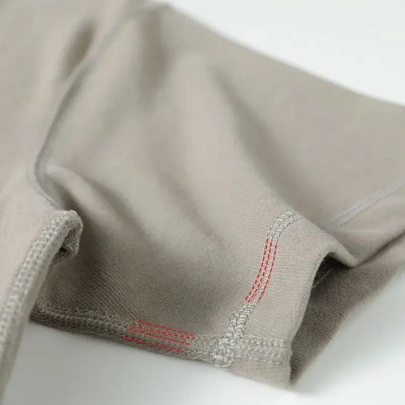 Summer Japanese Cotton T-shirt Mens brushed round neck thick cotton short sleeved khaki T-shirt 250314