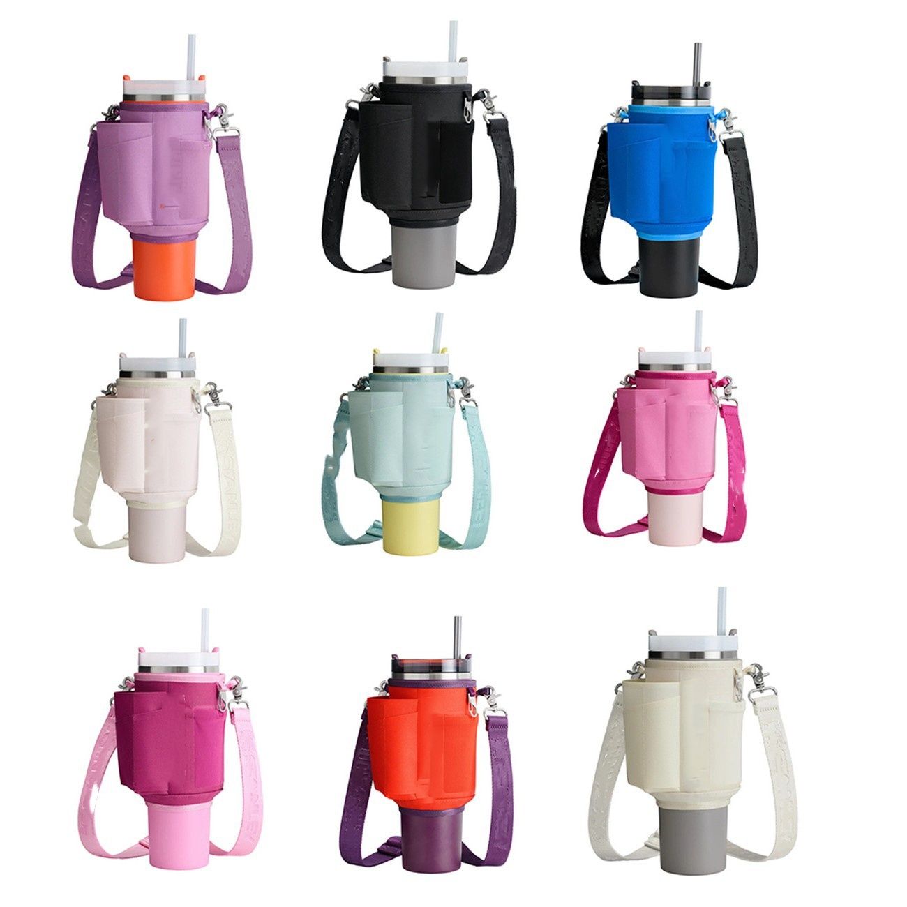 In Hand All Day Julienne Mini Soft Cooler Lunch Bag Box Recycled Polyester Cooler 12-Hour Cooling Travel Cooler Bags Light Pink Black Fuchsia