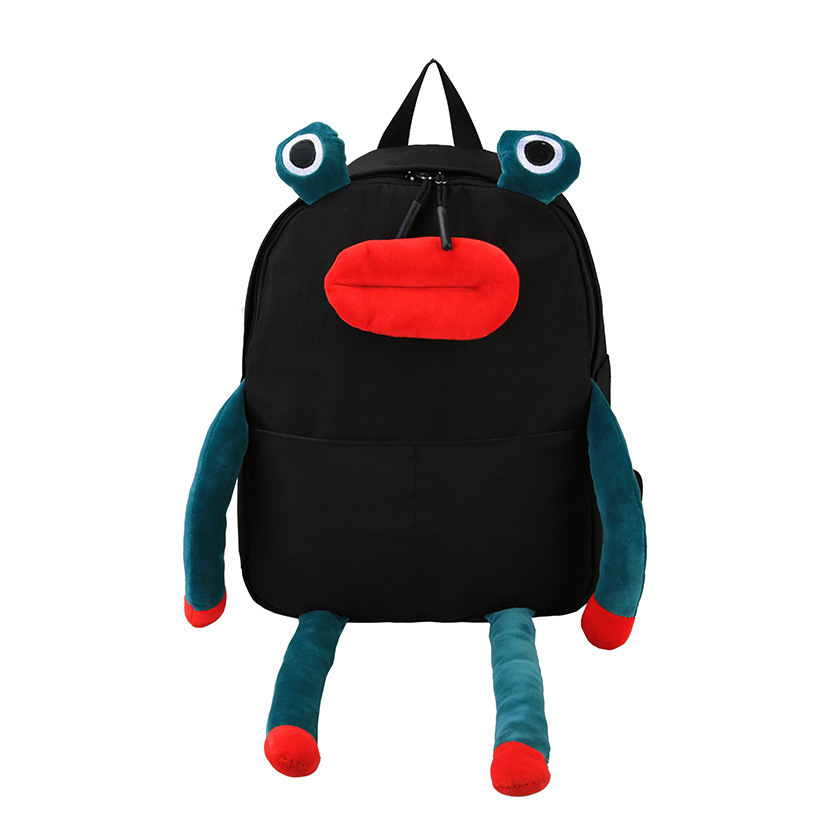Fashionable Backpack Street Trendy Frog Female Japanese Korean Version Junior High School Student Campus Girl Cartoon designer shoulder bag