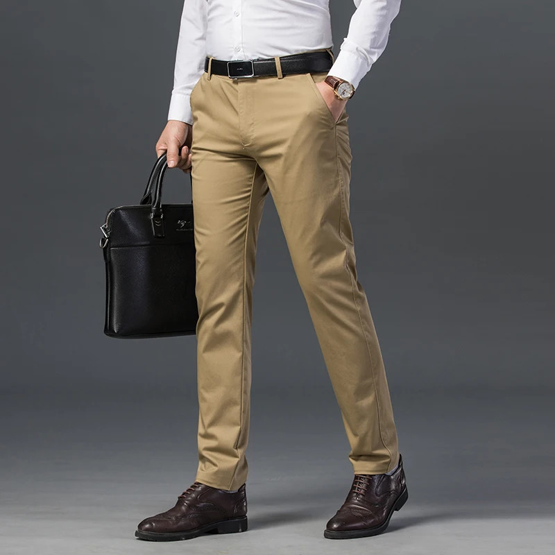 Mens Pants Fashion Matching Casual Men 250313