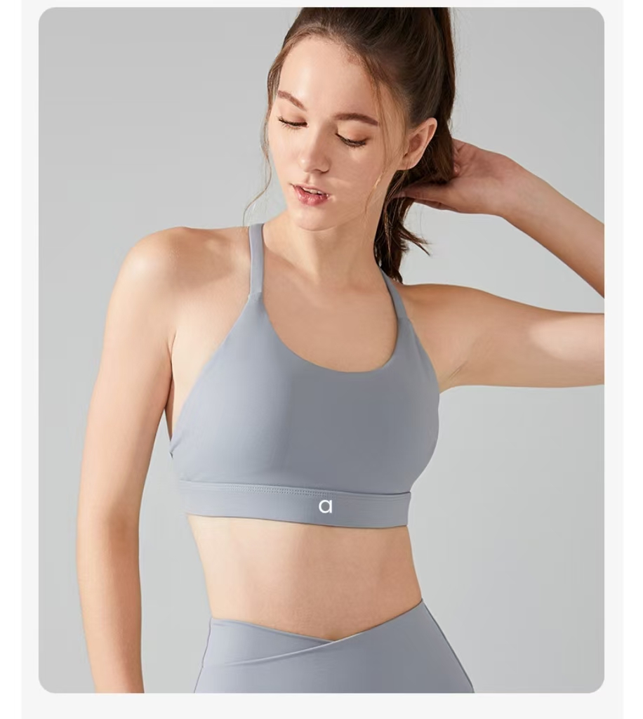 AYW249 Women Yoga Sport Bra Crop Top Bodycon Tank for Fitness Bras Girl High Elasticity Sport Tank Underwear Running Gym Top Wear