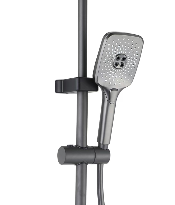 Modern High-Efficiency Showerhead with Multiple Settings and Digital Flow Control