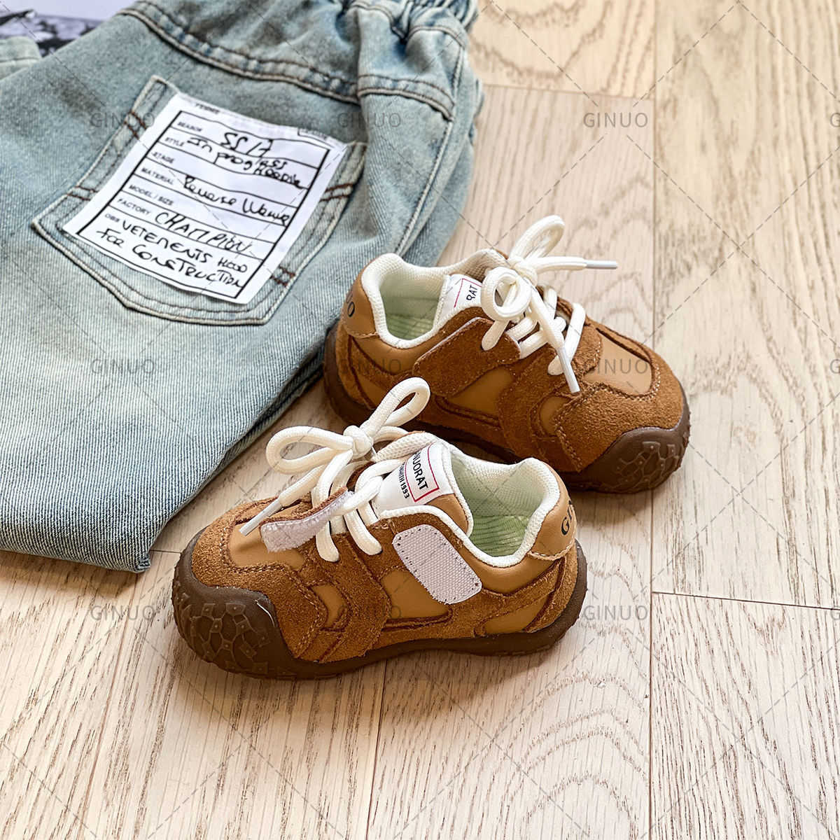 Athletic Outdoor 16-30 Childrens sports shoes walking shoes baby girls soft soled baby shoes spring and autumn styles boys casual shoesY250314RBXX