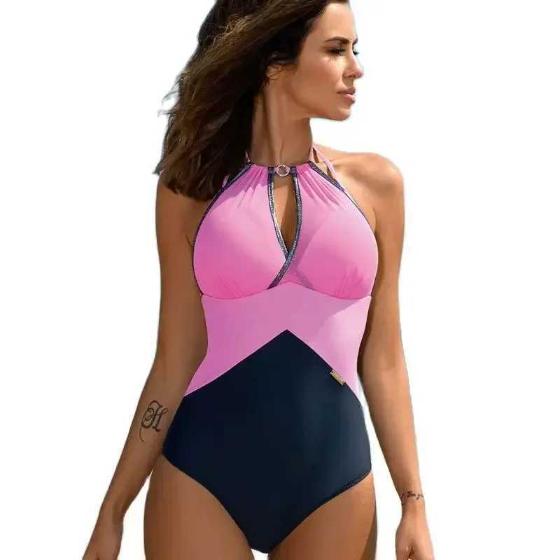 2015 New Bikini Dr Womens Swimsuit Solid Color Sexy Contrast Color Swimsuit Summer Beach Wear WomensXJ250315