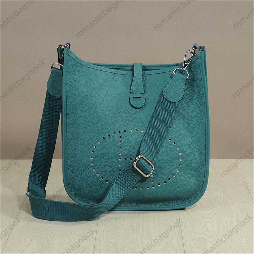 22% OFF Tote bag genuine leather New genuine leather cowhide original lychee pattern single shoulder womens bag casual bucket bag Evelyn