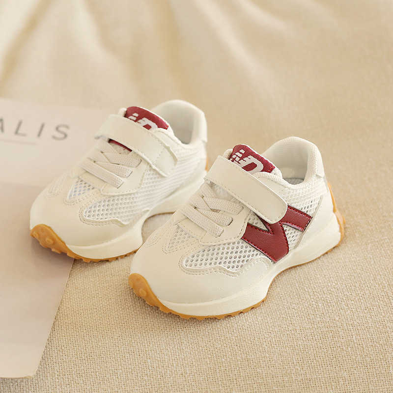 Athletic Outdoor Baby shoes spring and autumn anti slip soft soled walking shoes baby girl childrens sports shoes boys winter suede dad shoesY250314G5