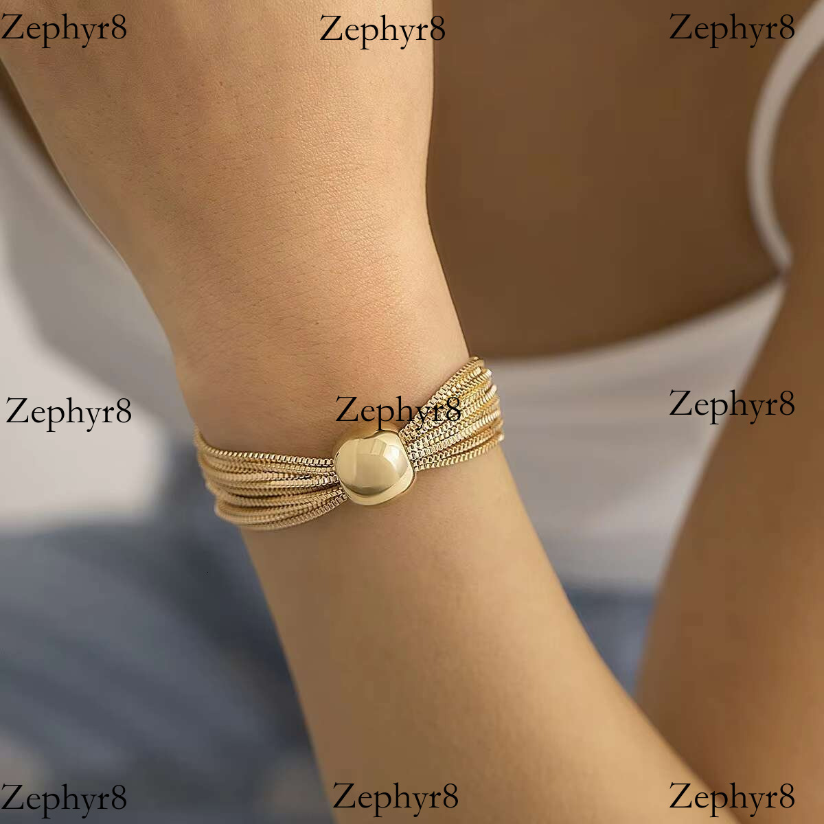 2025 New model Exaggerated Punk Multi-layer Chain Layered Necklace with Small and Elegant Style Geometric Ball Personality Bracelet