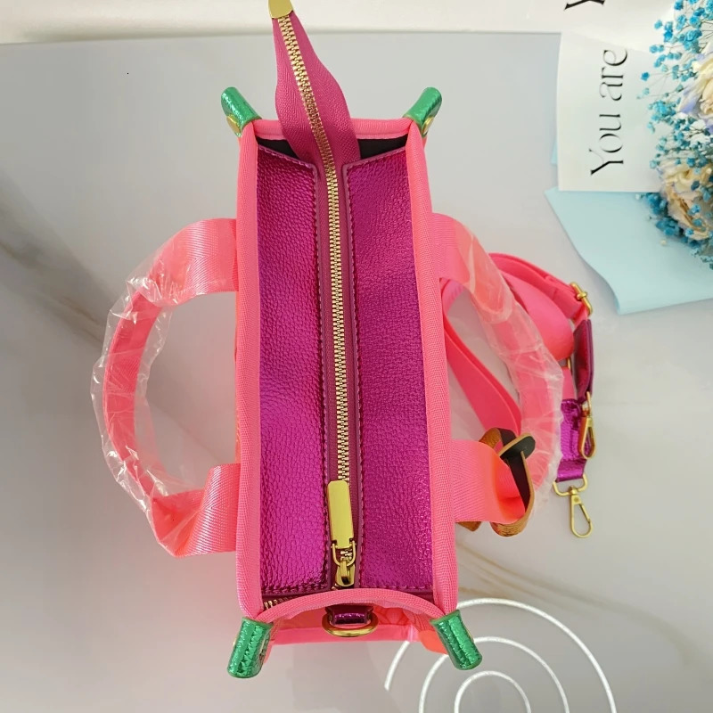 Pink Bag High Capacity Hand Bag Canvas Tote Bag er s Womens Handbag Fashion Shoulder Bag Firmate 250314