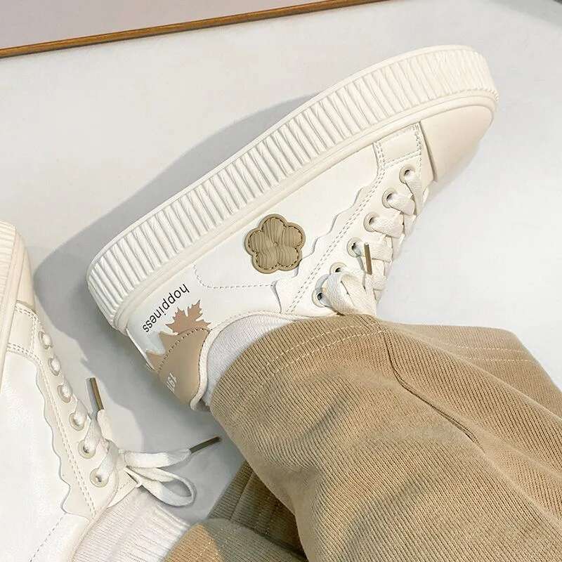 2025 New Women's Sports Shoes Designer Trendy, Fashionable, Breathable, Multi functional, Lightweight, Casual, White Small Shoes with Height Incr
