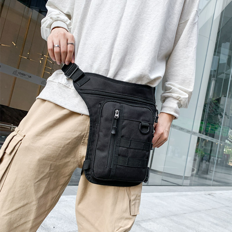 Outdoor backpack cycling and mountain climbing multifunctional leg motorcycle men's leisure crossbody, sports waist bag designer bag